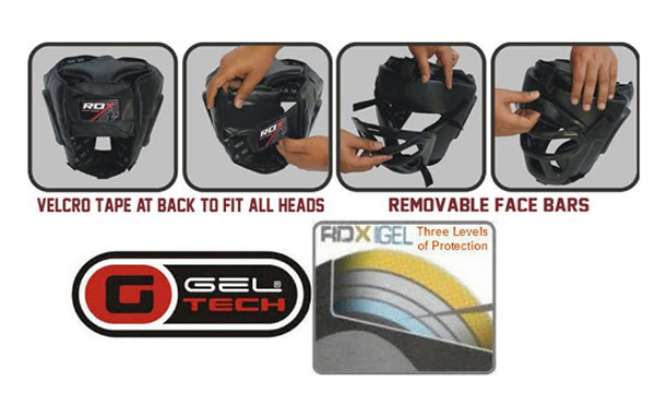 Zero Impact Grill -X Leather Head Guard