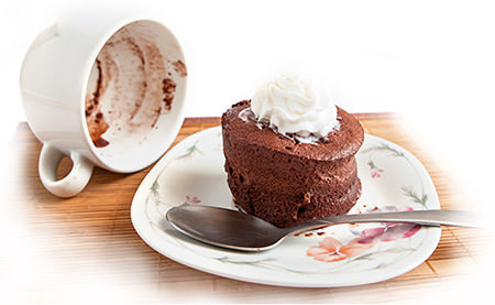 Fondant au chocolat proteine